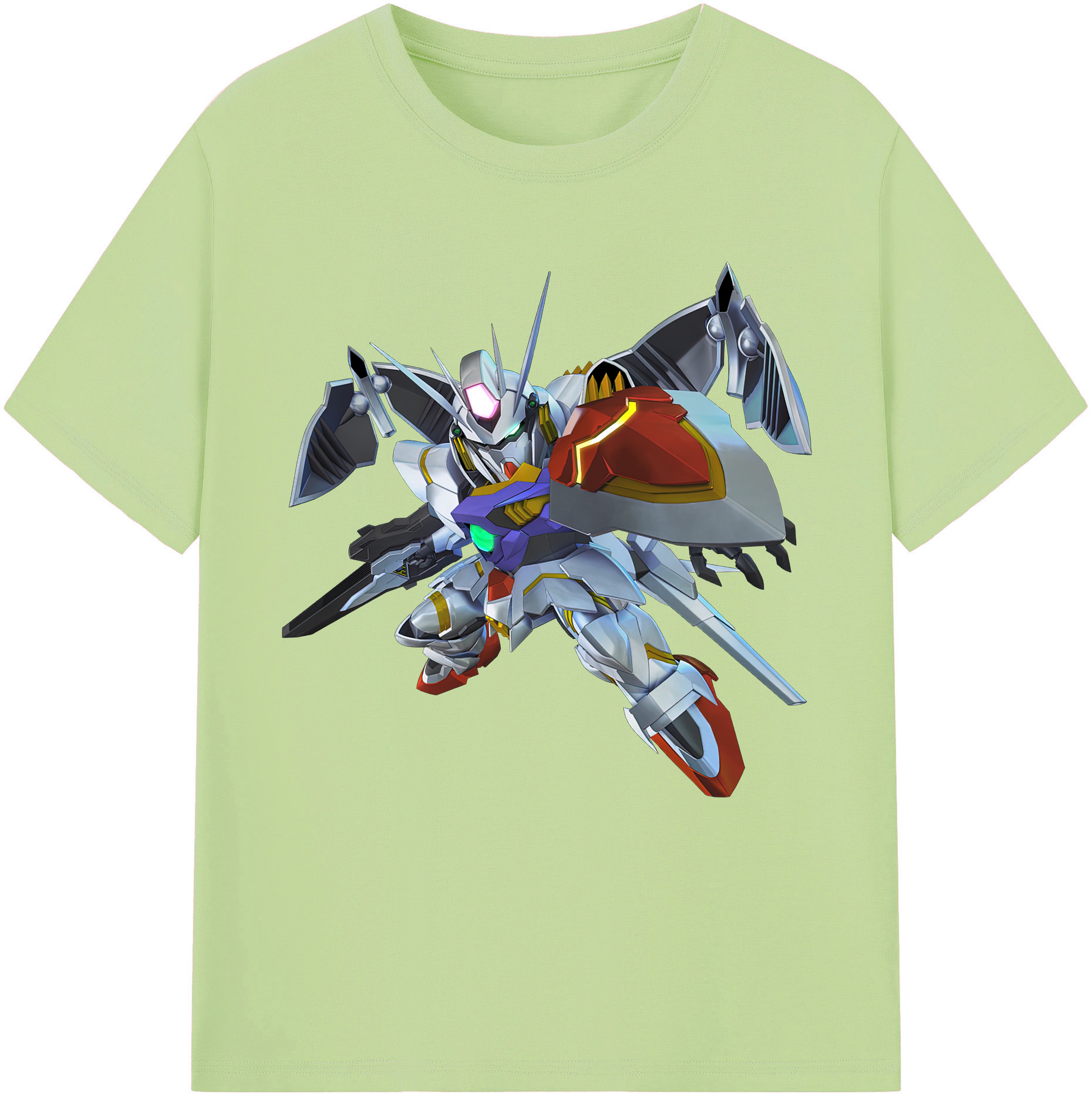 （画像用） 機動戦士ガンダム Mobile Suit Gundam 綿100％半袖Tシャツ（フロントプリント）
